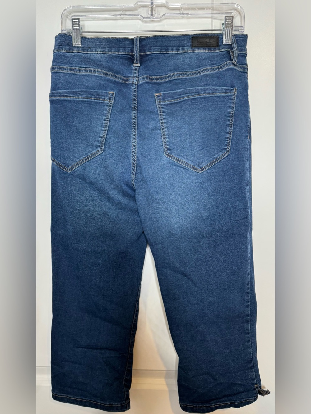 Nicole miller New York Soho high rise capris cotton blend stretch sz 8 - Picture 3 of 4